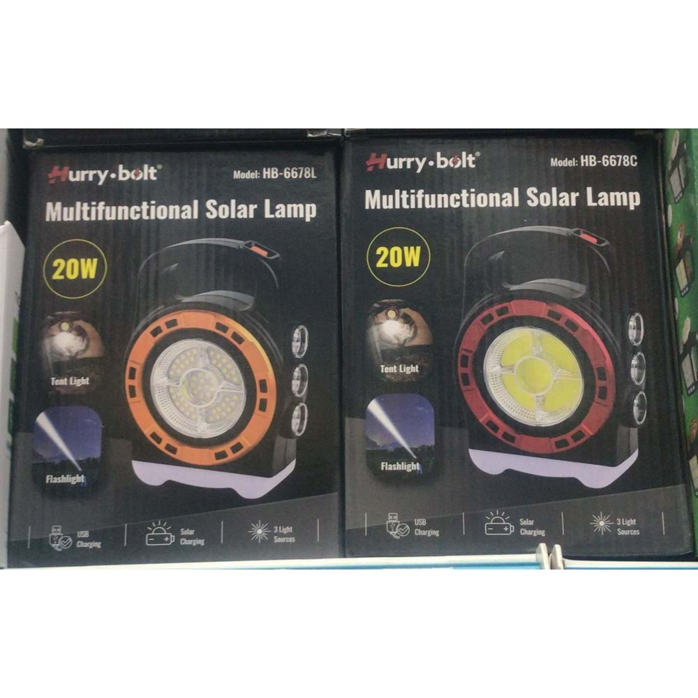 HURRT BOLT BÜYÜK IŞILDAK FENER 20 W HB-6678L