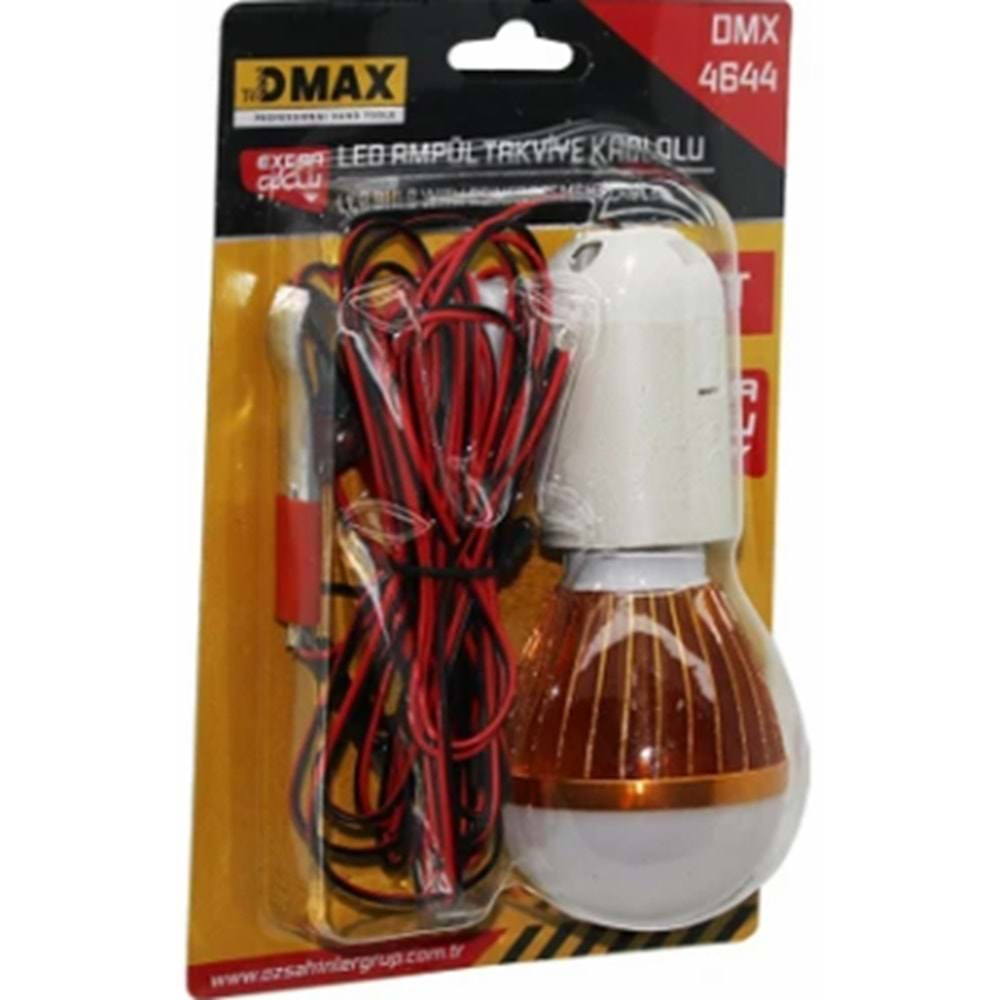 DMAX TAKVİYE KABLOLU LED AMPUL DMX-4644 *50