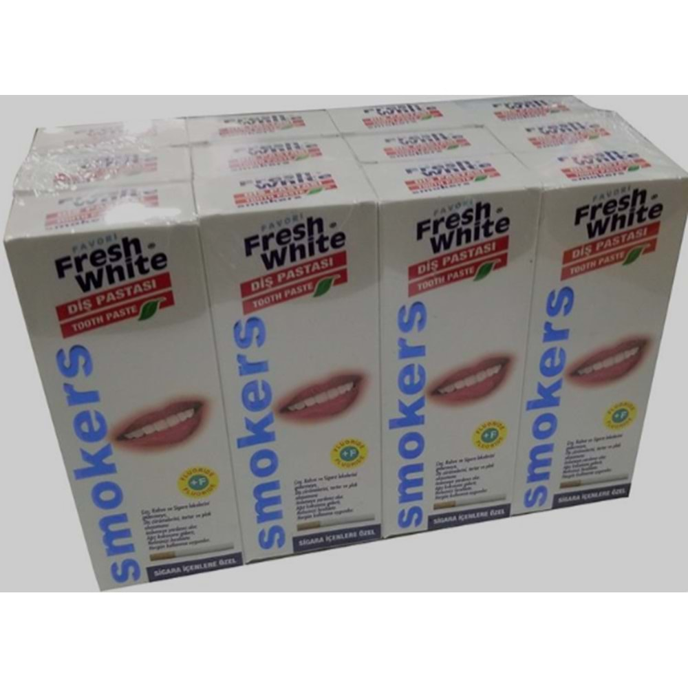 FRESH WHİTE DİŞ PASTASI 90 GR *12