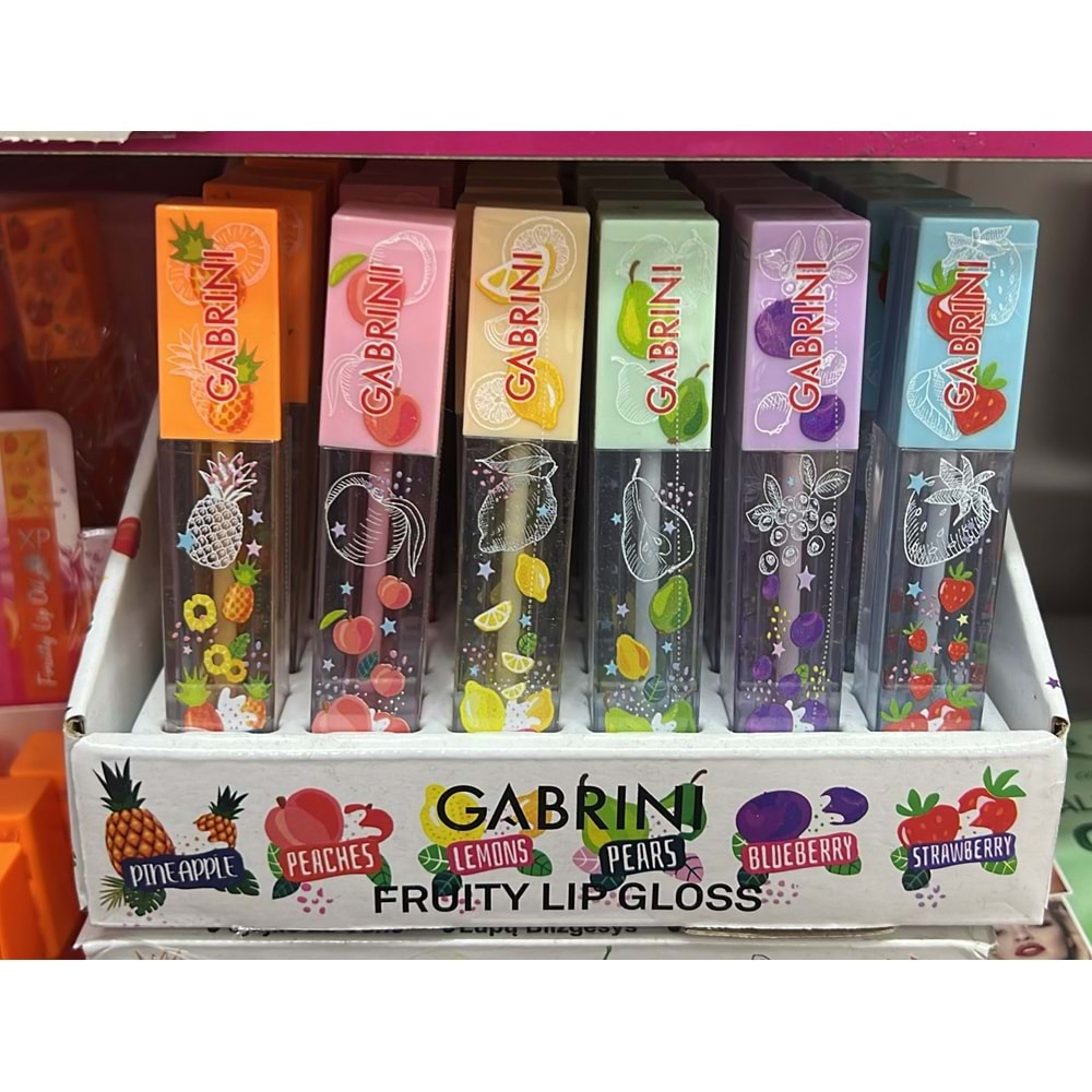 GABRİNİ FRUITY LİP GLOSS MEYVELİ 7623 *36