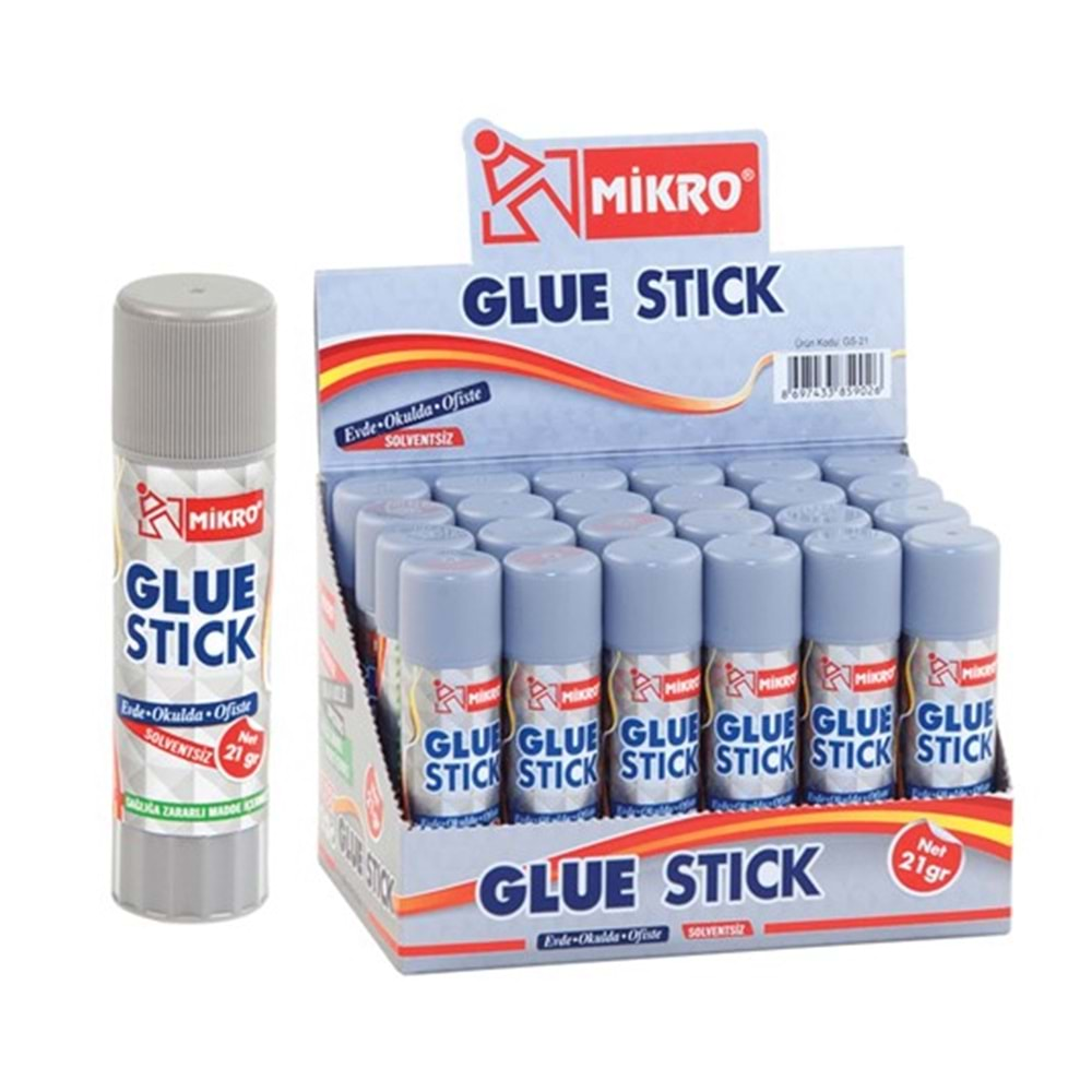 MİKRO GS-21 GLUE STICK YAPIŞTIRICI 21 GR *24