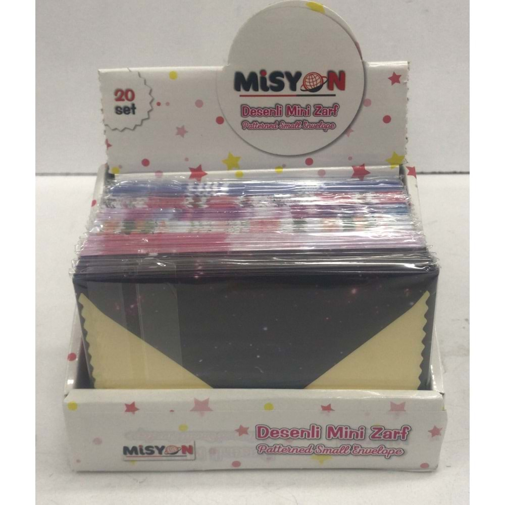 MSYN DESENLİ ZARF 5 Lİ TAKIM MSY-0782 *20