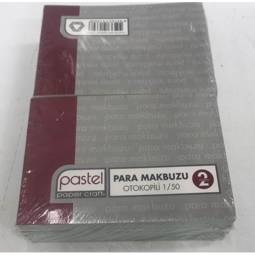 PASTEL OTOKOPİLİ PARA MAKBUZU 1/50 *12