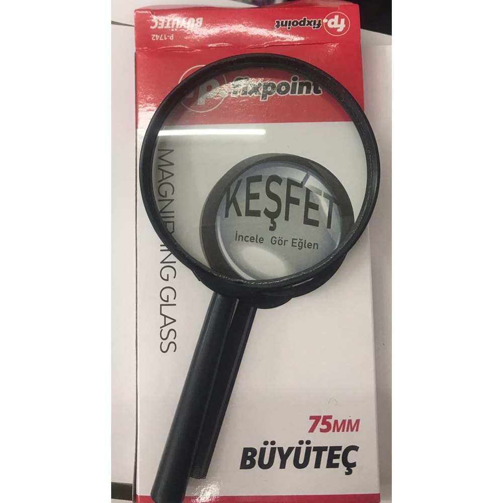 FİXPOİNT BÜYÜTEÇ 75 MM P-1742 *10