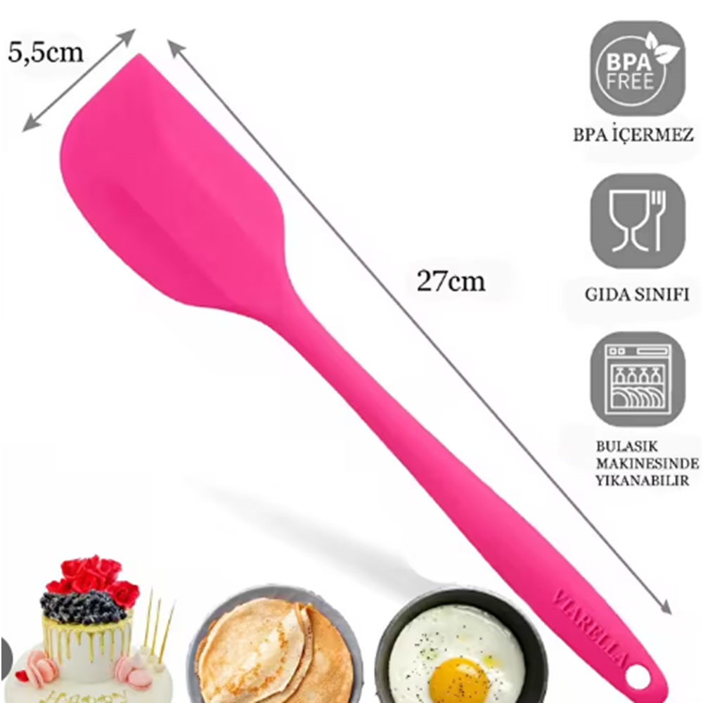 YAKUT SİLİKON PASTA SPATULA BÜYÜK 10914