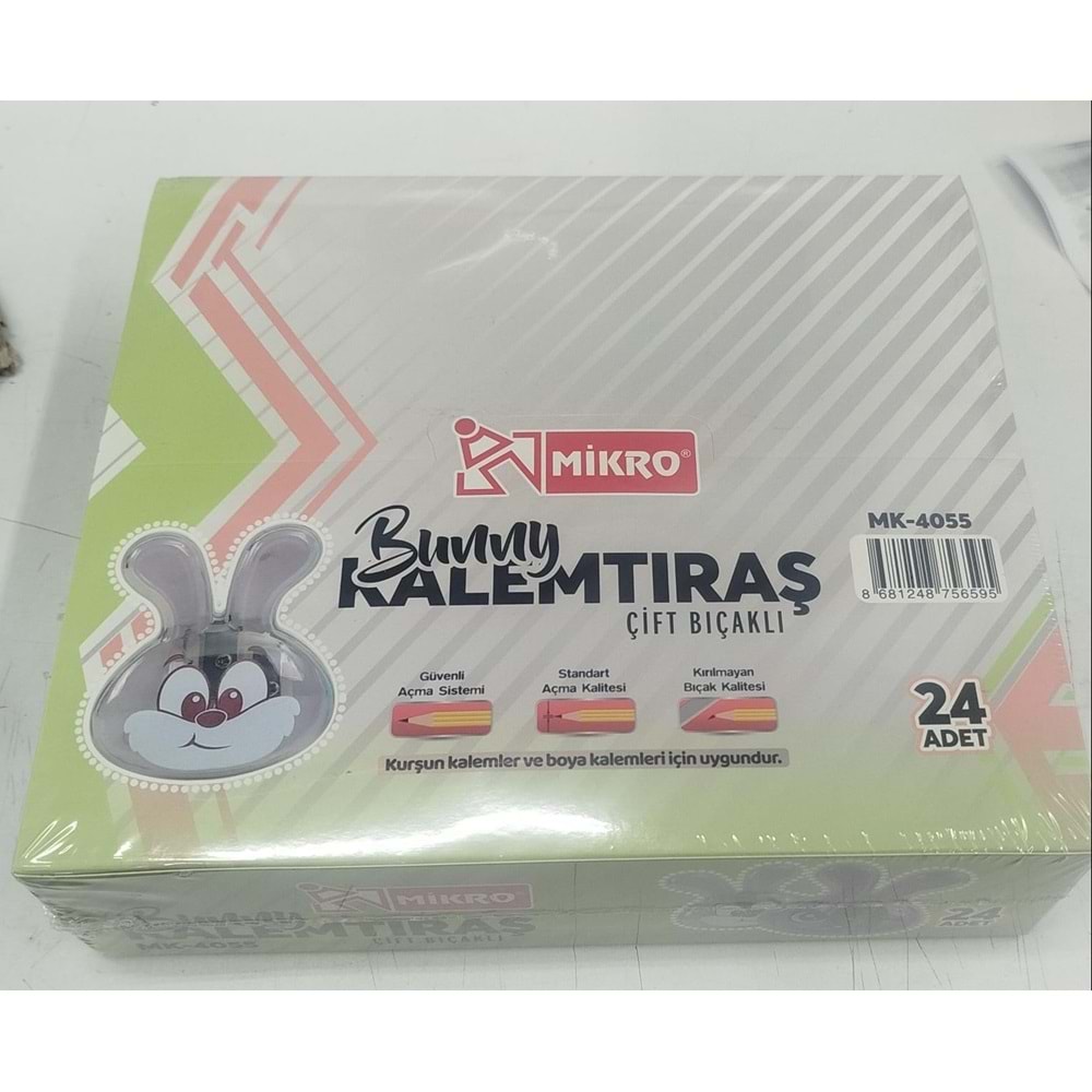 MİKRO MK-4055 BUNNY KALEMTRAŞ *24