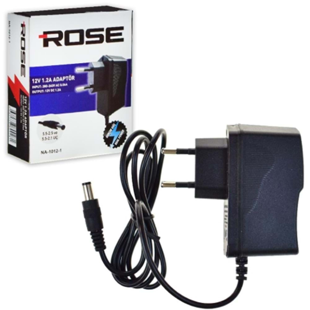 ROSE 12V 1A ADAPTÖR NA-1012-1 0281