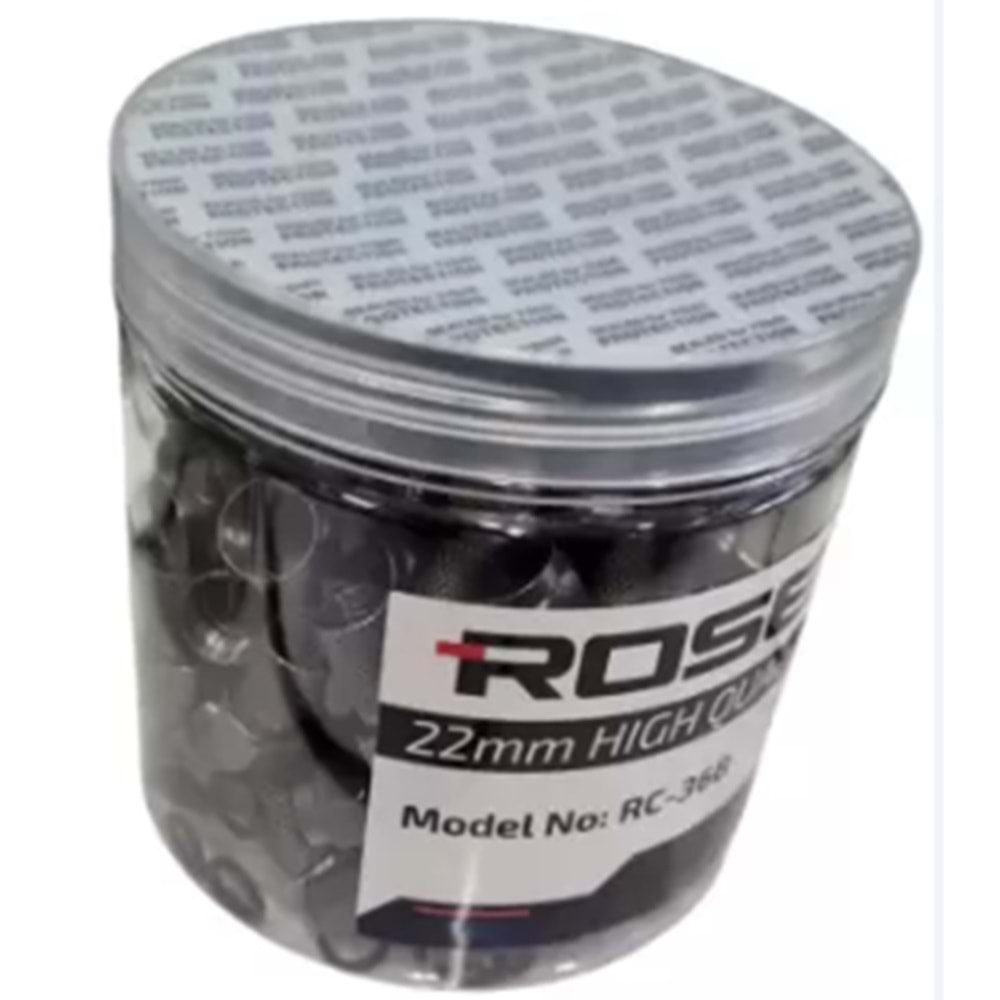 ROSE F KONNEKTÖR SİYAH 22MM RC-36B 6719