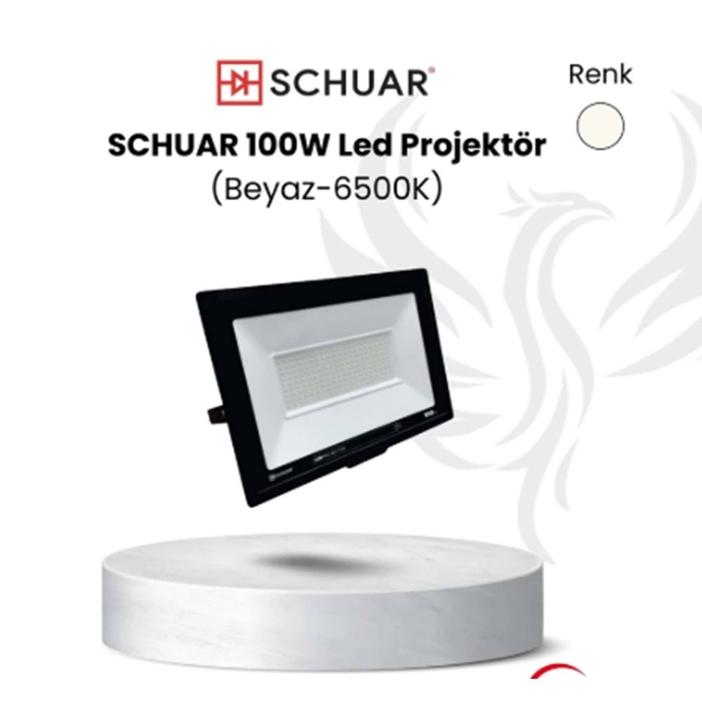 SCHUAR SLİM LED PROJEKTÖR 100W