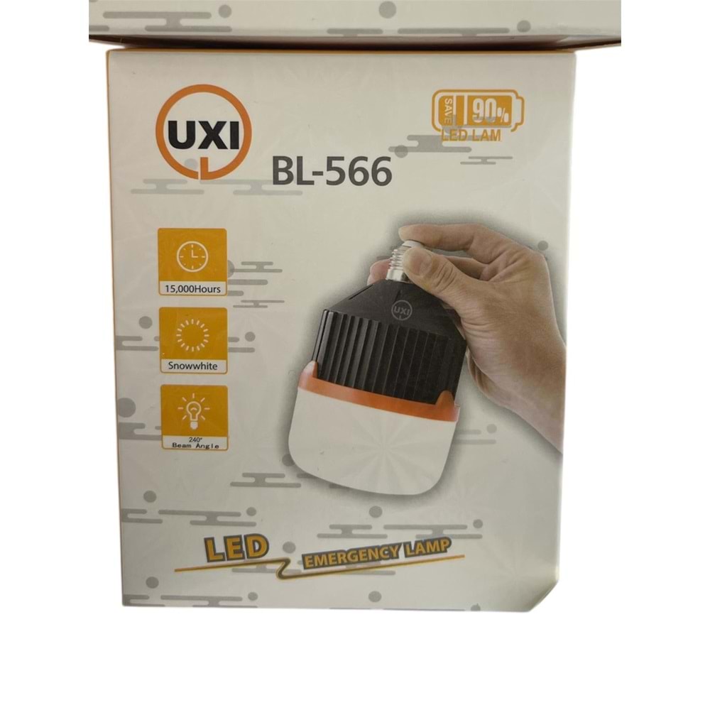 UXI ŞARJLI AMPUL 15 WATT BL-566
