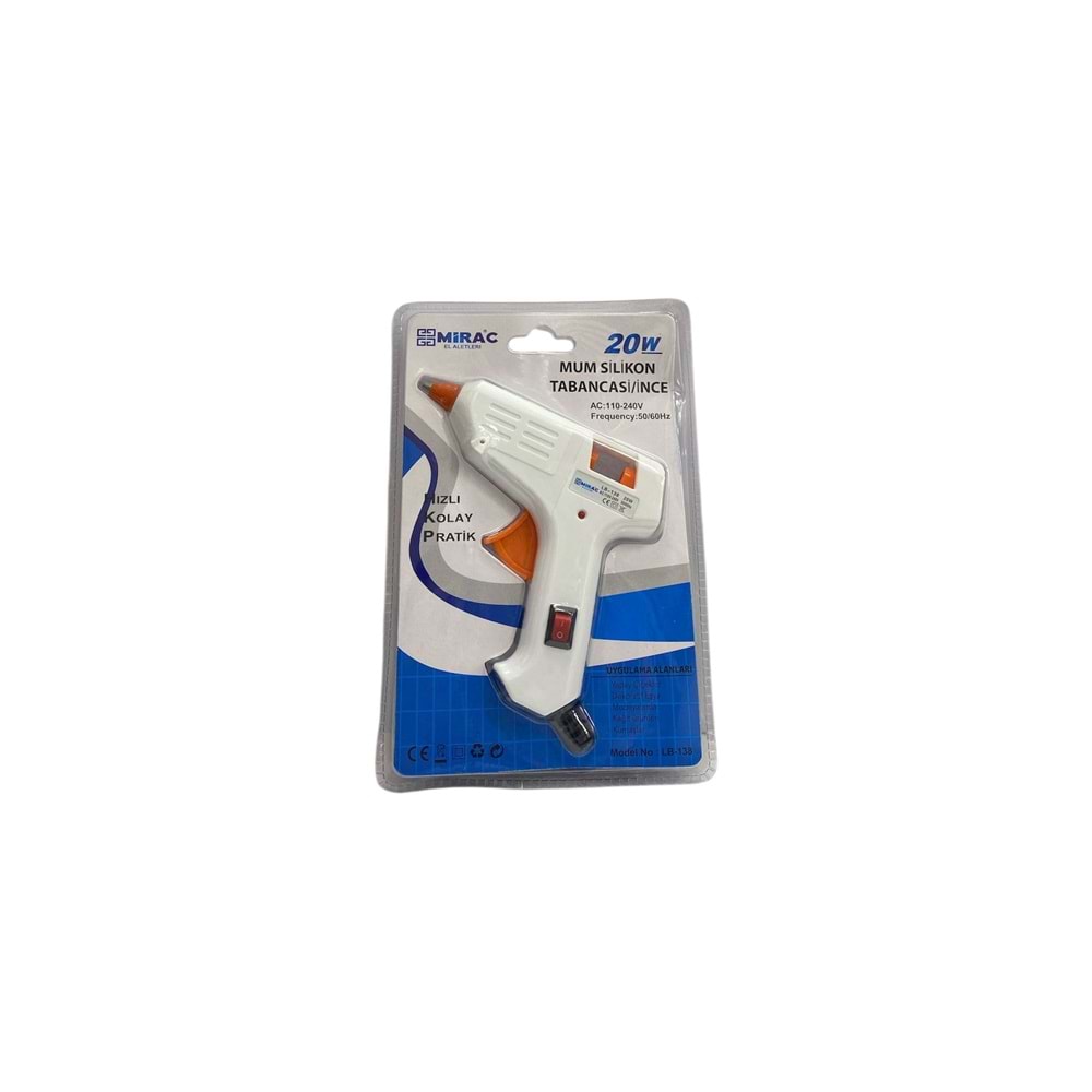MİRAÇ 20W SICAK SİLİKON TABANCASI LB-138