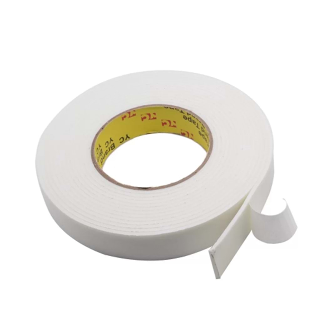 WİNCELL ÇİFT TARAFLI KÖPÜK BANT 24 MM 2 YRD CK-4008 *50