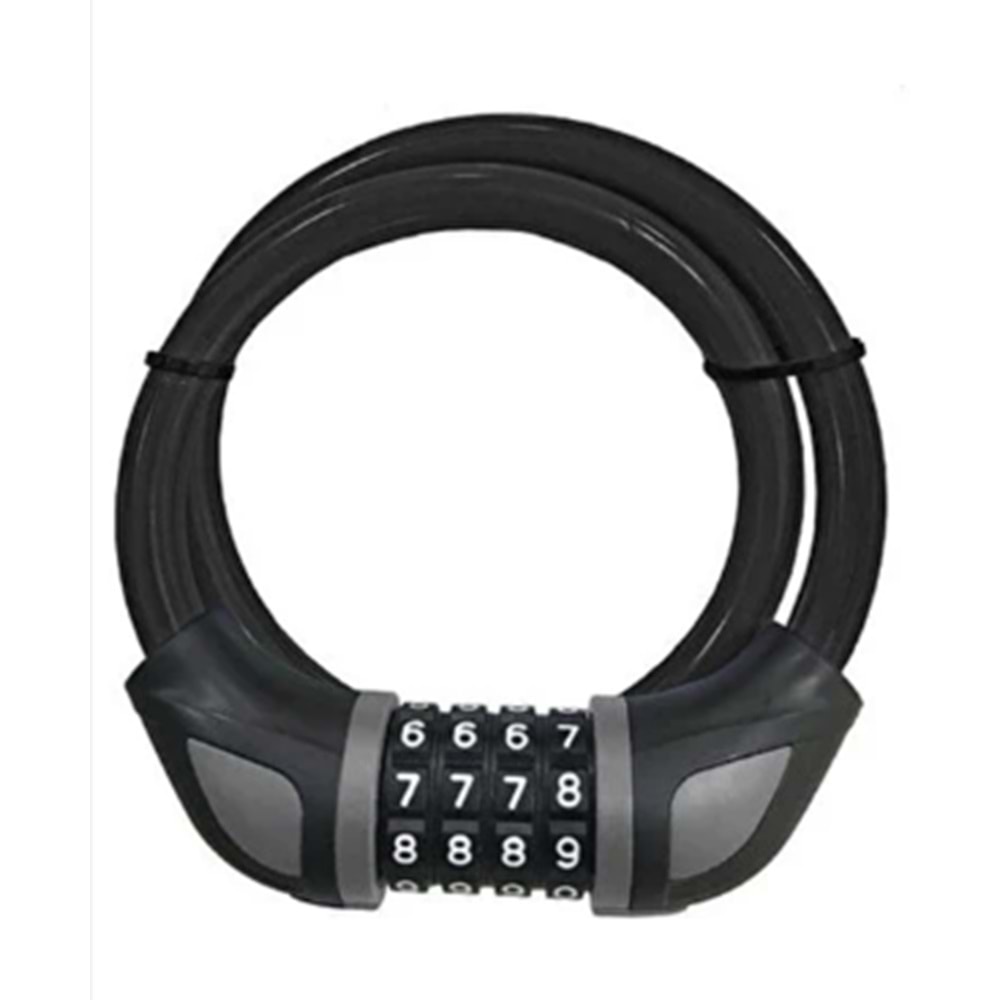 DMAX ŞİFRELİ BİSİKLET KİLİDİ DMX-4637 *120