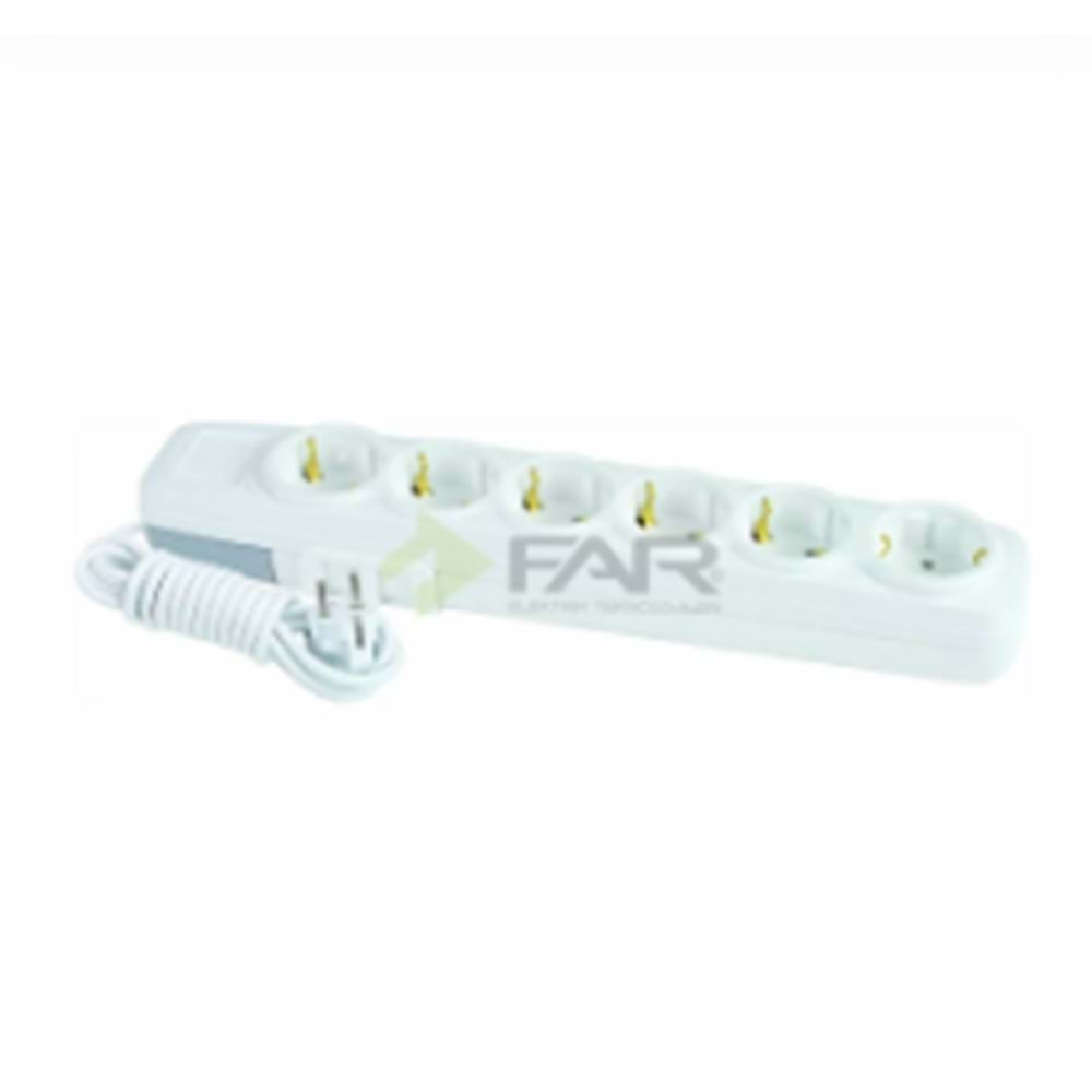 FAR F509C 6LI GRUP PRİZ 5M 4491 *48