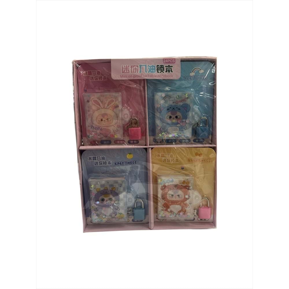 ÇINAR-310 KİLİTLİ SULU DEFTER *24