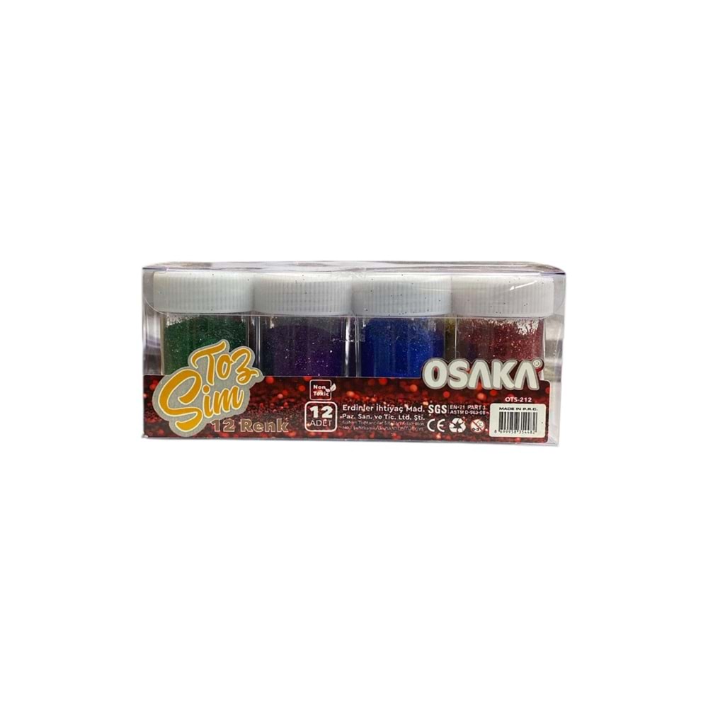 OSAKA OTS-212 RENKLİ TOZ SİM 20 GR *12