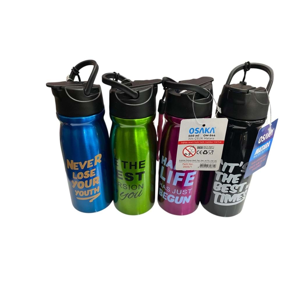 OSAKA OM-544 ÇELİK MATARA 500 ML *12