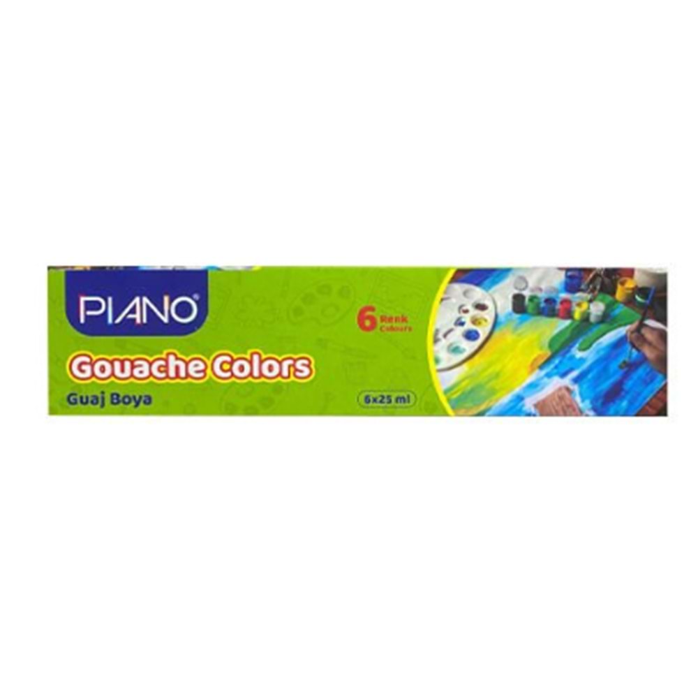 PİANO GUAJ BOYA 6 RENK 536780 9568 *72