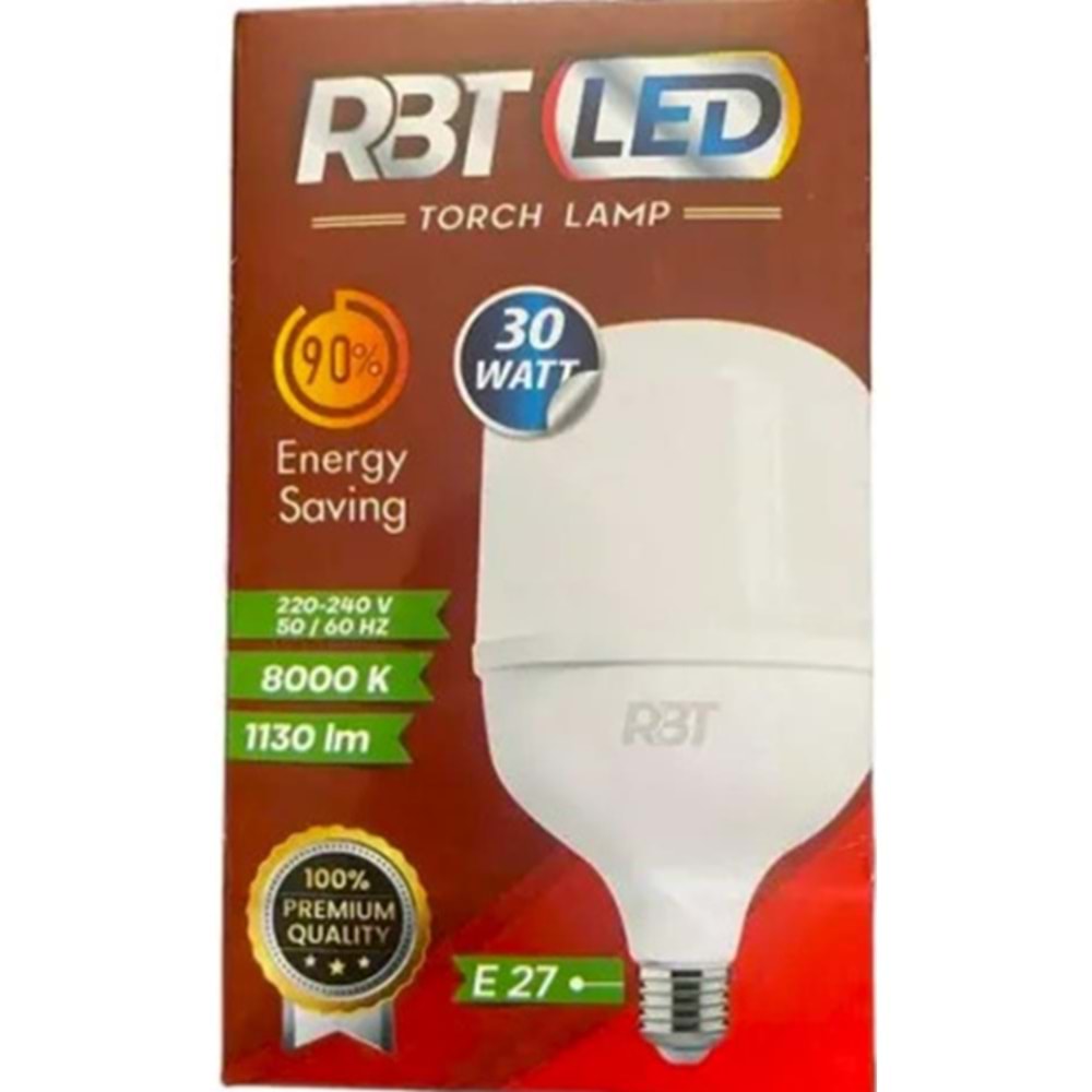 RBT LED TOURCH AMPUL 30 WATT 4966 RBT-101300 *100