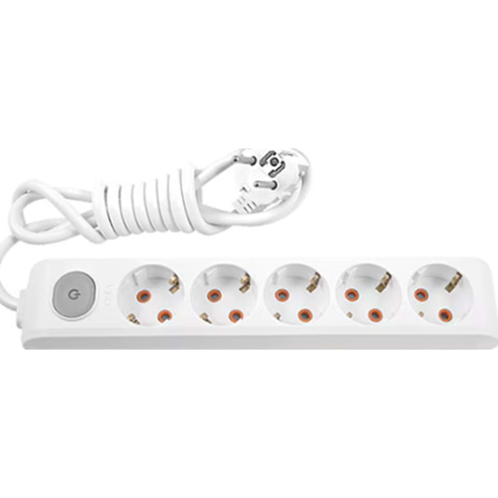 VİKO 3 MT 5 Lİ ANAHTARLI PRİZ 9894