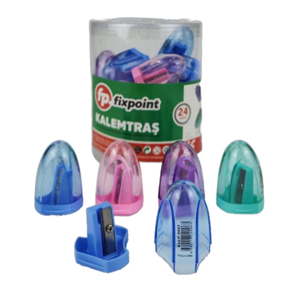 FİXPOİNT TEKLİ KAVANOZ KALEMTRAŞ P-0063 *24 *60