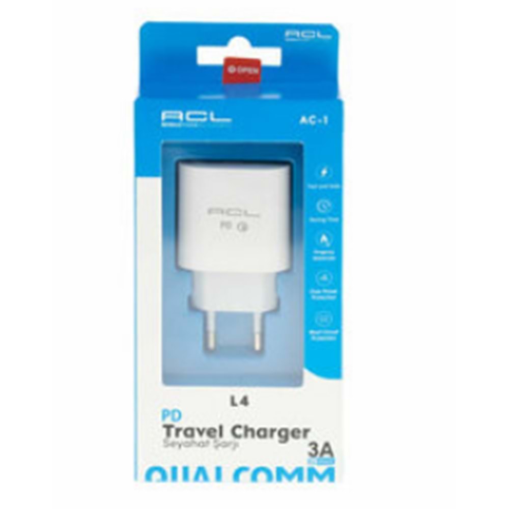 ACL ŞARJ KAFASI 3.4A 25W L4 0104 *10