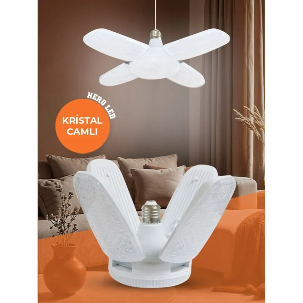 VOLEMİ 4+1 KRİSTAL PERVANE AMPUL VM-65 *50