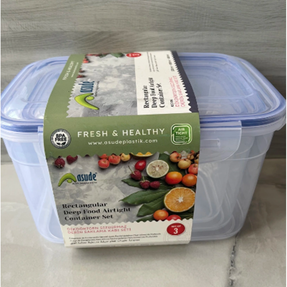 ASUDE SIZDIRMAZ SAKLAMA KABI 3LÜ ASD198 *24
