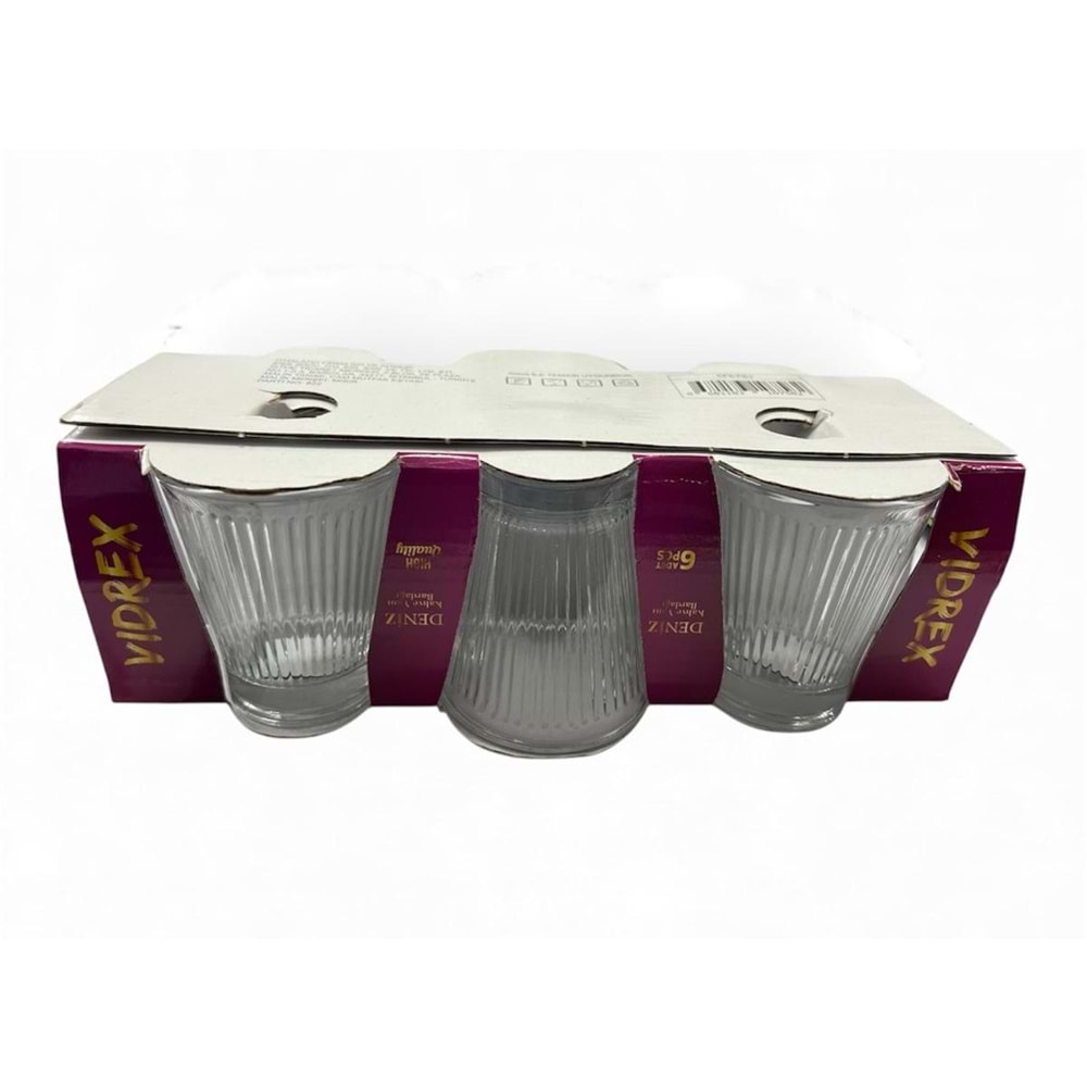 VIDREX DENİZ KAHVE YANI BARDAK CF5-T 7582 *12