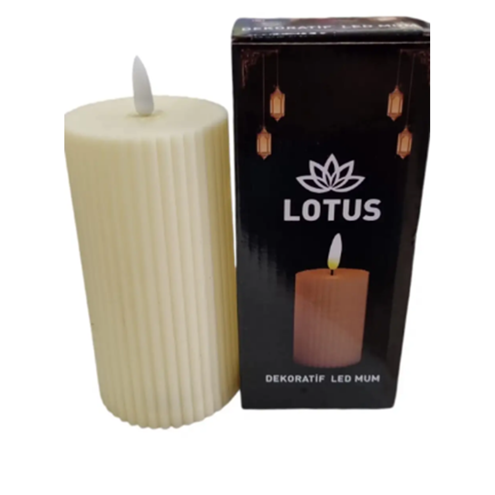 LOTUS DEKORATİF LED MUM LTS-PM102 *120