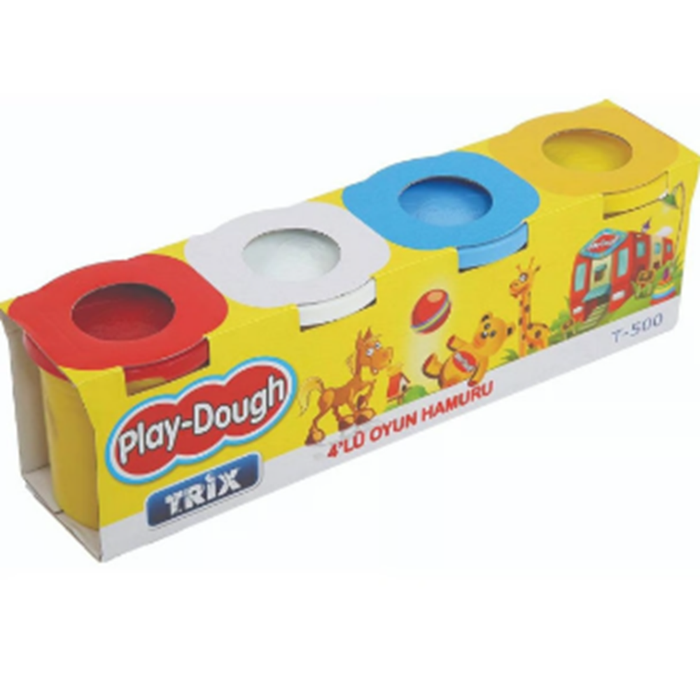 PLAY DOUGH 4LÜ OYUN HAMURU T-500 *36