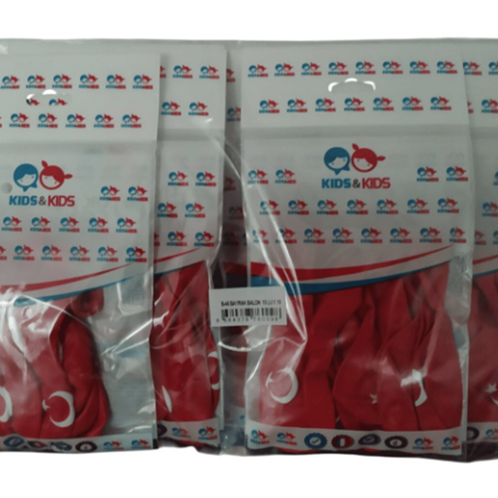 KIDS&KIDS BAYRAK BALON 10LU B-45 *10