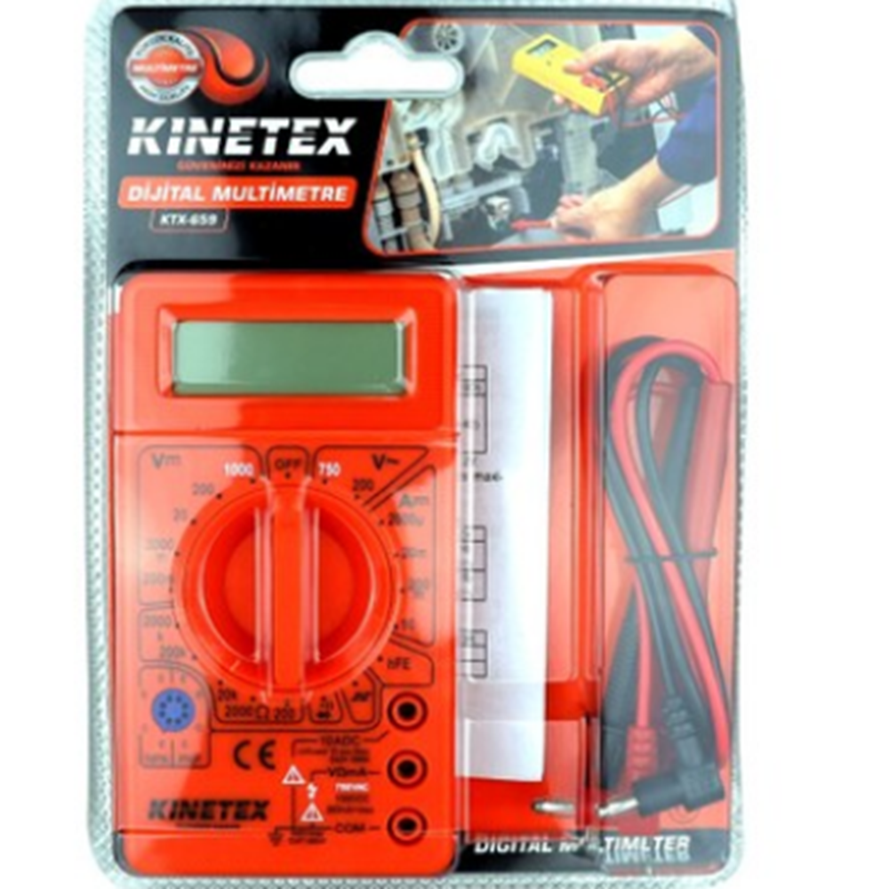 KINETEX DİJİTAL MULTİMETRE KTX-659