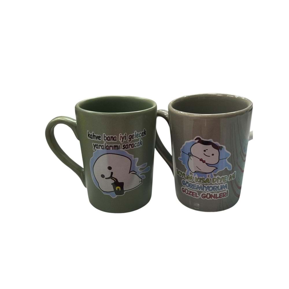 YAZILI SAPLI BARDAK KÜÇÜK *24