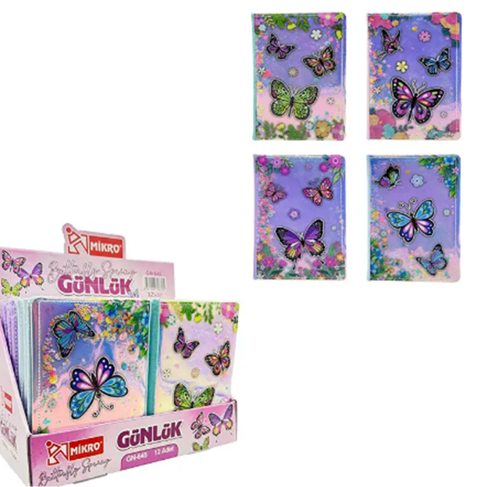 MİKRO KELEBEK GÜNLÜK GN-645 *12