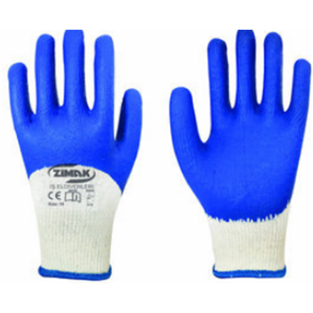 ZİMAK MAVİ BEYAZ ELDİVEN ZS-336 EL-132 *12