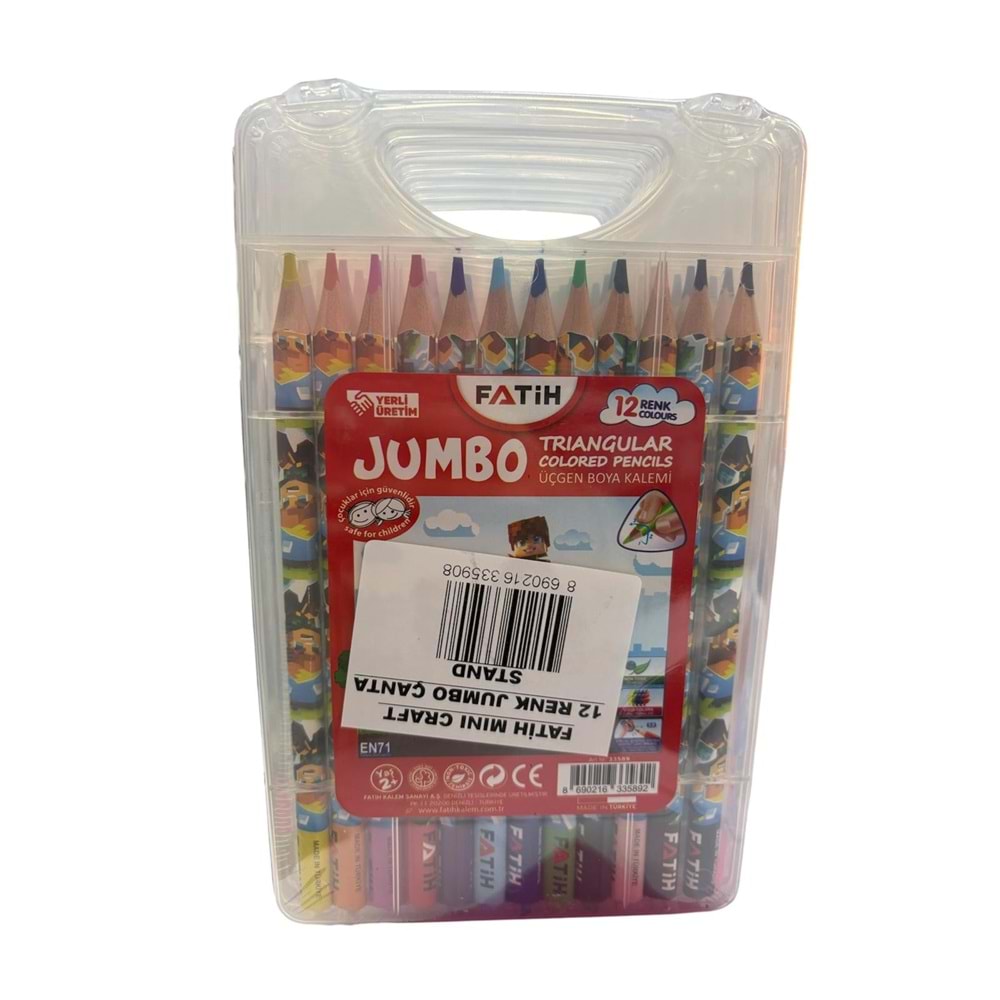 FATİH CRAFT JUMBO 12 RENK ÇANTALI 33589 *6