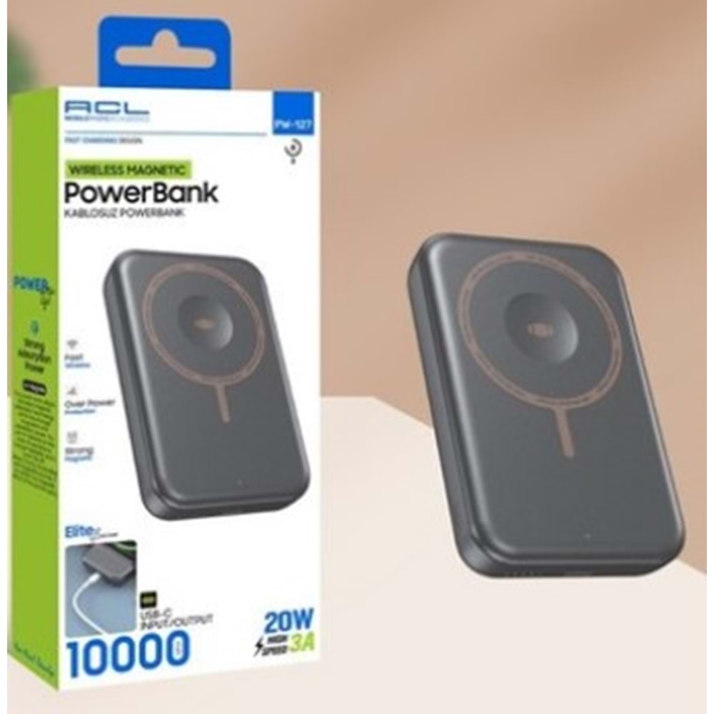 ACL MANYETİK POWERBANK PW-127
