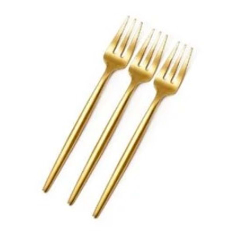 ERKAYA GOLD YEMEK ÇATALI 6LI ERK-8037 *100