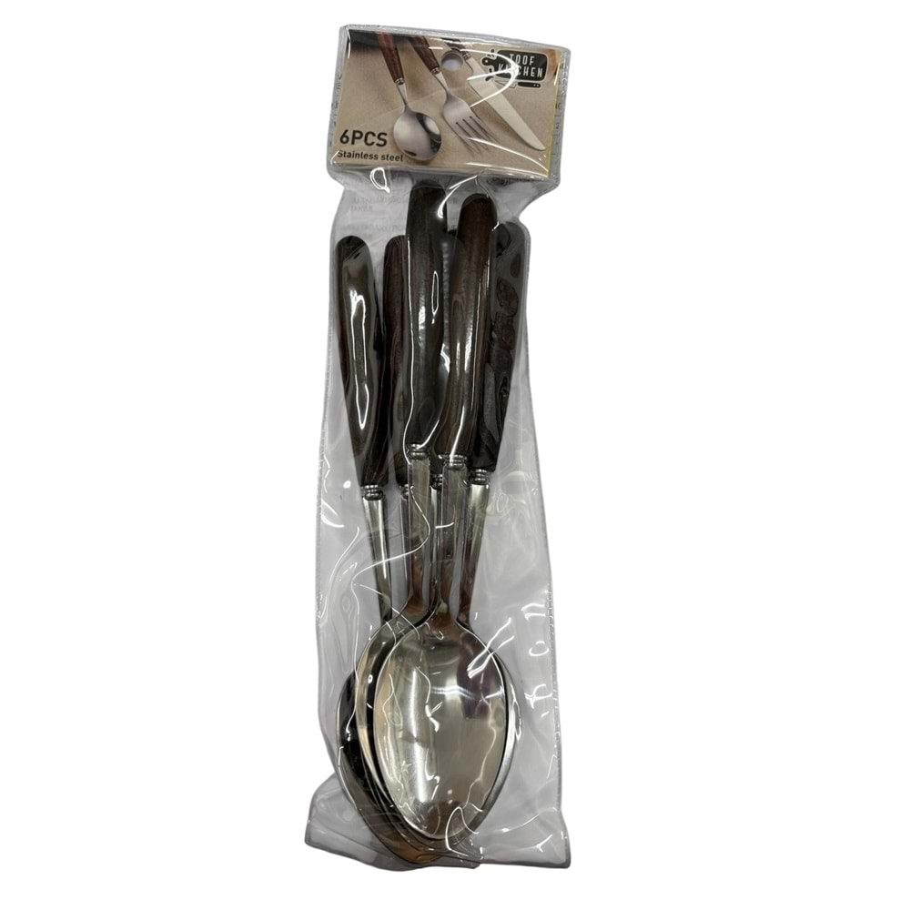 ALLEGRİ YEMEK KAŞIĞI 6LI SDS-0107 *100