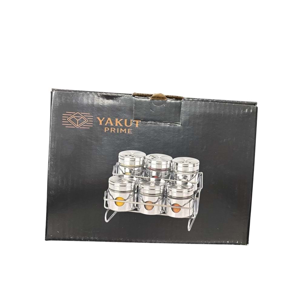 YKT STANDLI METAL TUZLUK 6LI 13577 *12
