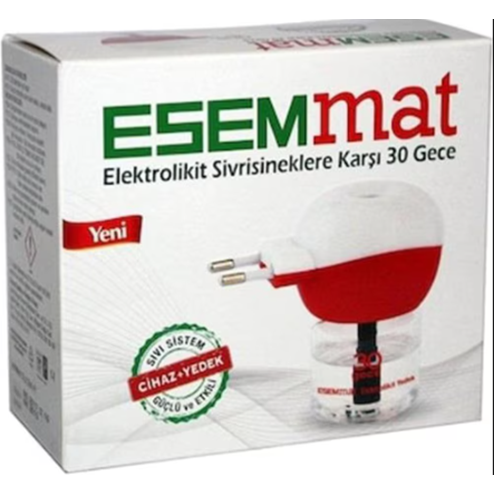 ESEMMAT LİKİT MİN MAKİNA+YEDEK ŞİŞE 30 GECE *24