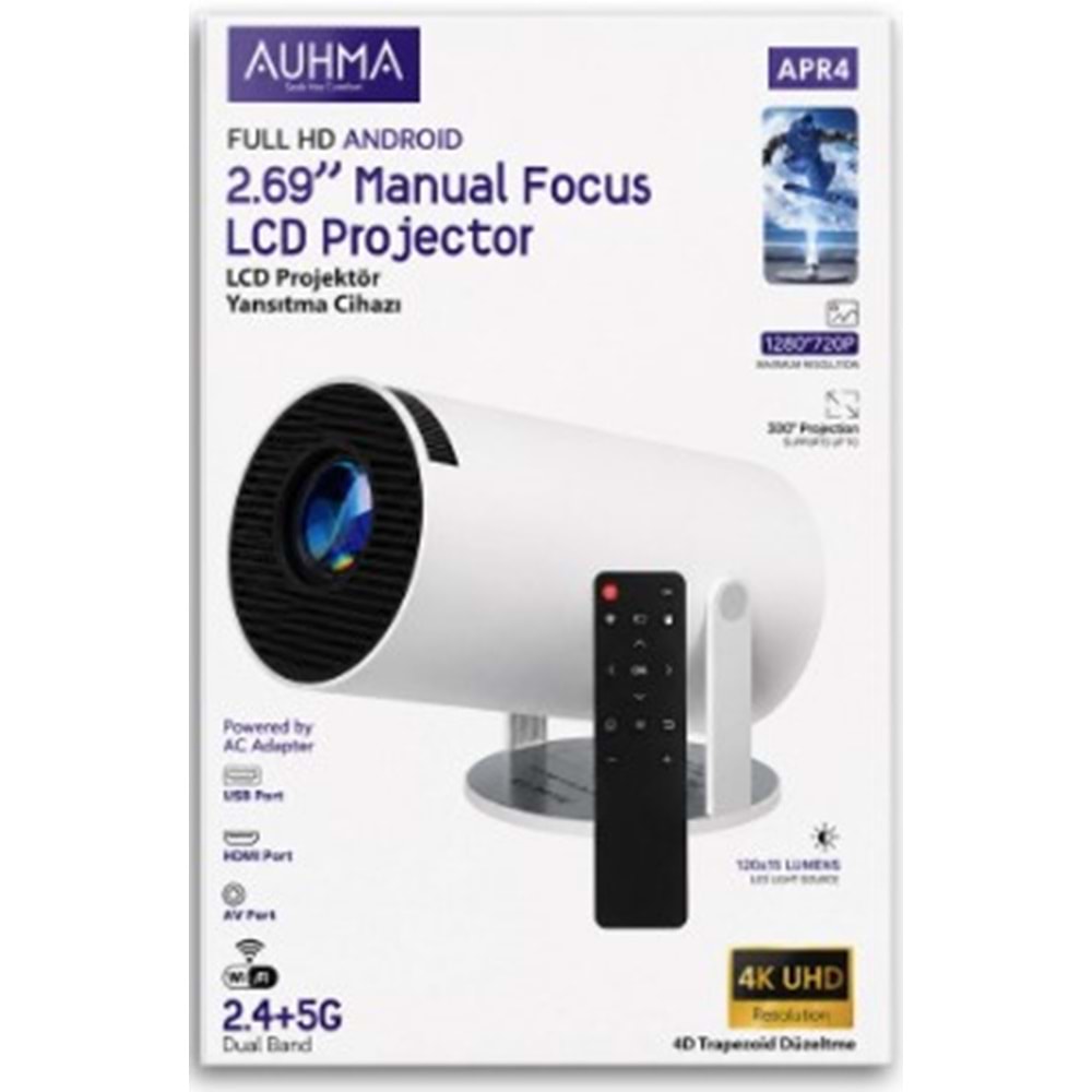 AUHMA LCD PROJECTÖR APR4