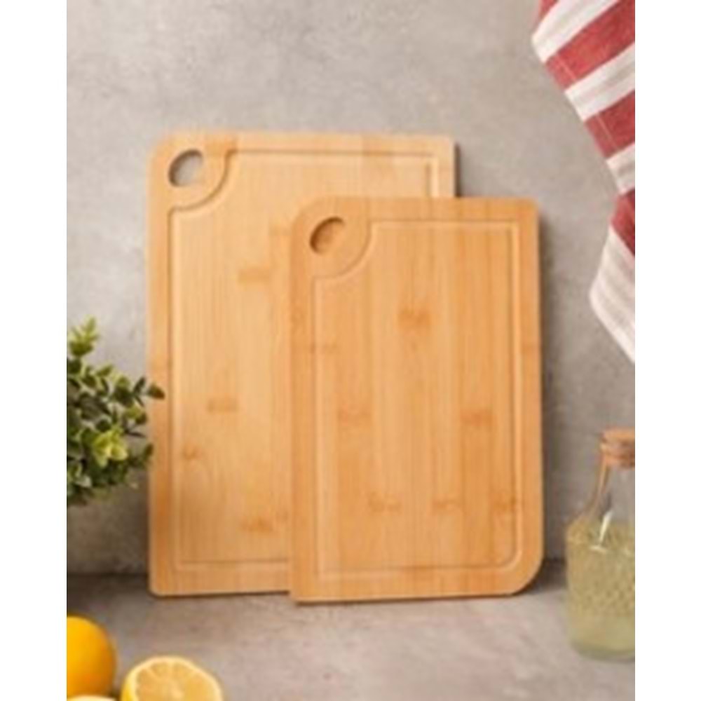 BALSA BAMBU KESİM PANOSU 2Lİ BMB-147 *12
