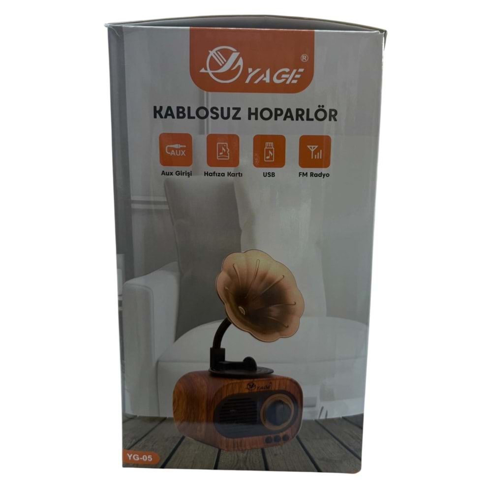 YAGE KABLOSUZ HOPARLÖR YG-05 *40