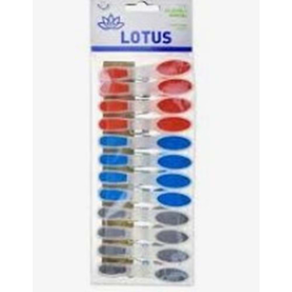 LOTUS LTS-MND11 SİLİKON MANDAL 12Lİ *144