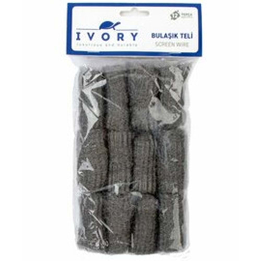 IVROY BULAŞIK TELİ 12Lİ IVO-BT11 *120