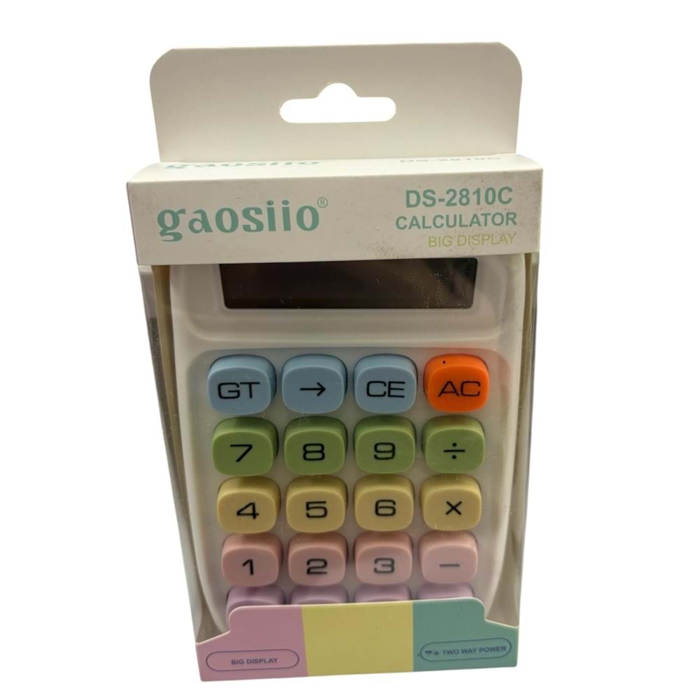 GAOSİİO HESAP MAK. DS-2810C 8109 *120