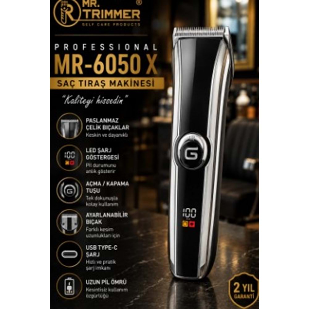 MR.TRIMMER TRAŞ MAKİNESİ MR-6050X *40