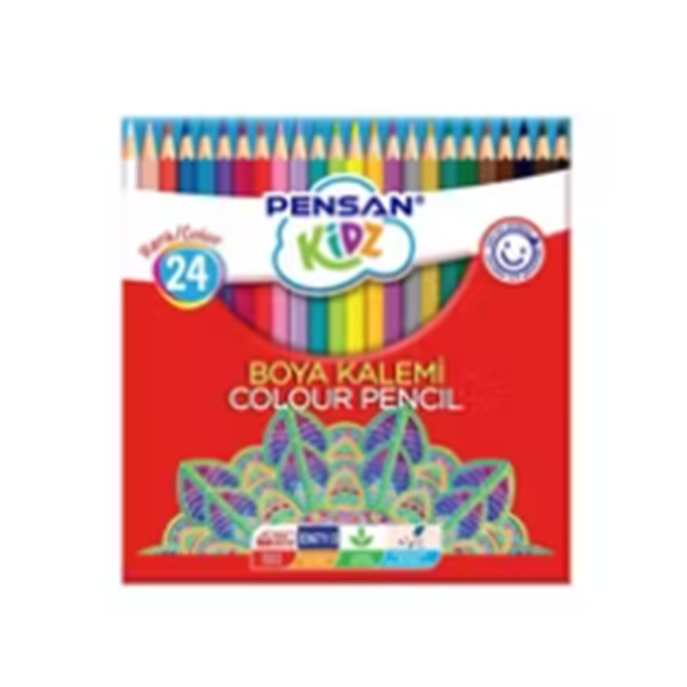 PENSAN KİDZ KURU BOYA 24 RENK 56324 *6